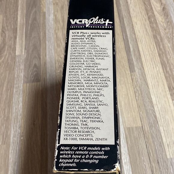 Vintage VCR Plus+ Instant Programmer Gemstar New & Complete Unused Old new stock - Picture 3 of 7